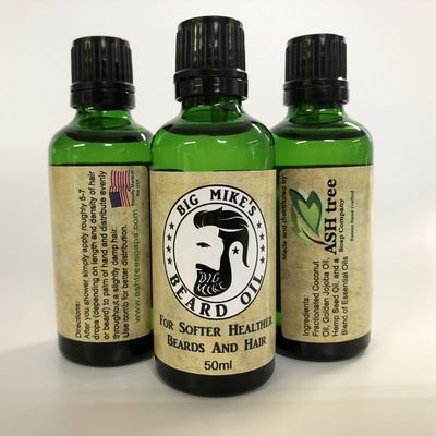 Beard and Hair Conditioning Oil by Big Mike 1 50ml (1.67oz) Bottle