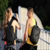 BowForBold Multi-Bag: Water Resistant with Toiletries compartment, Front Facing Card Slot - Great for Daily Commuting, Travel, Gym, Cycling (Olive) view 3