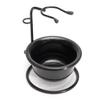 Other Accessories - Stainless Steel Shaving Brush Razor Stand Holder Shaving Bowl Mug Set - Paring Stadium Endure Skimming Basin Tolerate Grazing Trough Resist Sliver Arena Rack - 1PCs view 1