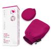 Renaissance Glove a body Exfoliating Mitt with face scrubbing accessory by Daniele Henkel  Vegan more effective & resistant than a loofah, brush or scrub sponge bath -100% natural (Royal Magenta) view 1