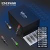 EZ Tattoo Cartridge Needles Assorted - 100Pcs Mixed (3RL 5RL 7RL 9RL 7RS 9RS 9M1 7RM 9RM) Standard Bugpin Tattoo Needles Cartridges for Tattoo Machine Gun - Revolution view 2