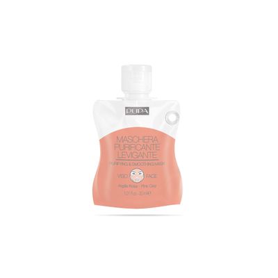 Pupa Milano Purifying And Smoothing Face Mask - Pore-Minimizing Skin Treatment - Helps Remove Impurities To Reveal Smooth Complexion - Contains Cherry Blossom To Restore Hydration - Pink Clay - 1 Oz