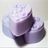 3 Pc Heart Shaped Black Orchid Scented Soaps Gift Set - Shea Butter Goat Milk Soap view 2