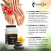 FootSpa - Foot Cream, Sloughing Lotion, Peppermint and Eucalyptus Oil, 128 Oz - Pedicure Massage Foot Care for Dry Cracked Feet, Scrub Gently, Exfoliating view 4