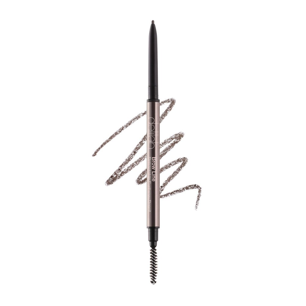 delilah - Retractable Eye Brow Pencil with Brush - Sable - Long-Lasting Defined Brows - Slim Shaped - All Day Wear - Vegan - Paraben Free - 0.002 Oz