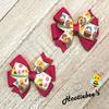 Easter Chick Toddler Hair Bow Set (Yellow or Pink) view 4