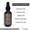 Coconut Oil Beard Oil for Men - Beard Growth Oil for beard, mustache & hair - Natural Beard Oil with Essential Oils - Light, Daily Conditioner & Moisturizer for hair & face - GALORE Naturals view 3