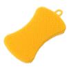 Myhouse Creative Multifuctional Silicone Bath Brush Dishwashing Baby Shampoo Brush Baby Shower Brush Bowl Brush Cleaning Brush (Yellow) view 2