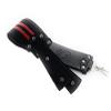 G.B.S Stylish Leather Strop for Straight Razor Sharpening & Smooth Cowhide & Dual Strop with Swivel Pivot Rings, Woven Strop Sharpening Strap Professional (Black with Red Strips) view 1