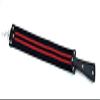 G.B.S Stylish Leather Strop for Straight Razor Sharpening & Smooth Cowhide & Dual Strop with Swivel Pivot Rings, Woven Strop Sharpening Strap Professional (Black with Red Strips) view 2