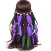 Bohemian Tassels Headband Hairband Hair Hoop Headwear Handmade Indian Fascinator Feather Headband Hair Bands Headdress Hair Accessories for Women Lady Girls (Style 05) view 1