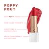 FLOWER BEAUTY By Drew Barrymore Petal Pout Lipstick - Nourishing + Highly Pigmented Lip Color - Infused with Antioxidants (Poppy Pout) view 2
