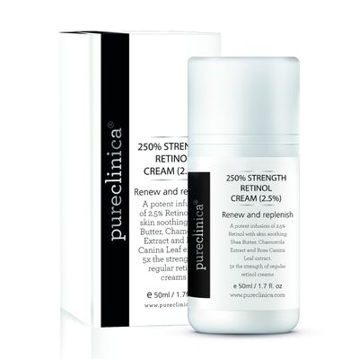 250% Strength Retinol Cream  50ml/ 1.7 fl. oz. Potent Anti-Aging, with 2.5x Active Ingredients Compared to Competitors
