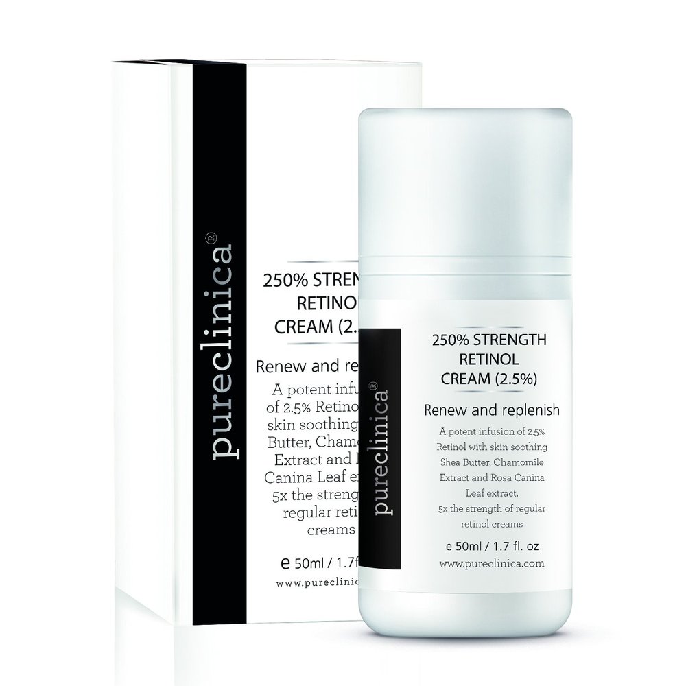 250% Strength Retinol Cream 50ml/ 1.7 fl. oz. Potent Anti-Aging, with 2.5x Active Ingredients Compared to Competitors