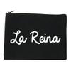 Fashionisgreat La Reina Spanish Queen Chest Cosmetic Makeup Bag Black Small view 1