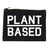 FASHIONISGREAT Plant Based Green Vegan Cosmetic Makeup Bag Black Medium view 1