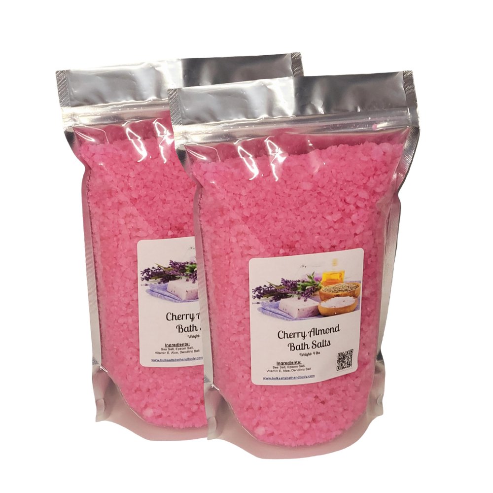 Bath Salts | 8lbs (2) 4lb Bags | Cherry Almond
