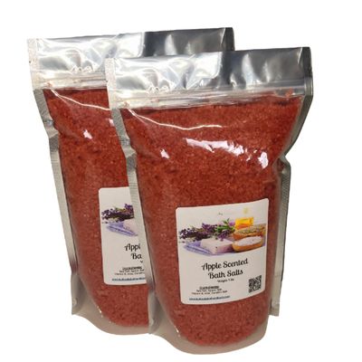 Bath Salts | 8lbs (2) 4lb Bags | Apple Scent