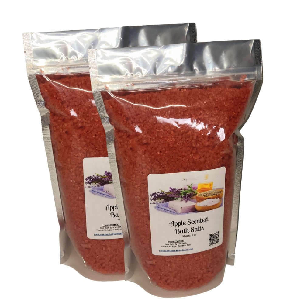 Bath Salts | 8lbs (2) 4lb Bags | Apple Scent