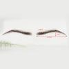 AIRAO Swiss Lace Base Human Hair Eyebrows 1 Pair Style 4#1B(Natural Black Color) view 2