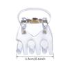 Hotop Hair Clip, 24 Pcs Small Mini Hair Claw Clips for Girls and Women, Non-Slip Plastic Tiny Jaw Clips, Clear view 2