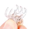 Hotop Hair Clip, 24 Pcs Small Mini Hair Claw Clips for Girls and Women, Non-Slip Plastic Tiny Jaw Clips, Clear view 4