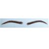AIRAO Swiss Lace Base Human Hair Eyebrows 1 Pair Style 4#4(Dark Brown Color) view 1