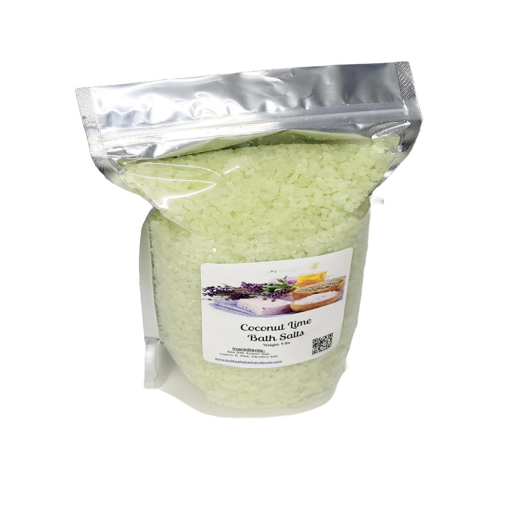 Bath Salts | 4lb Bag | Coconut Lime Scent