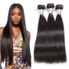 Forawme Full Head Weave Bundles With Closure 6X6 Transparent Lace Closure Hair Weave Brazilian Virgin Straight 22 22 22 With 20 Inch For Black Women view 2