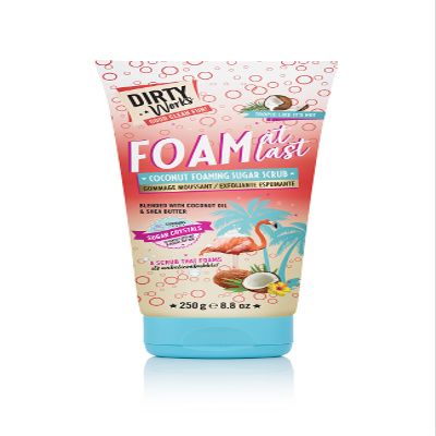 Dirty Works Tropic Like it's Hot Foam At Last Coconut Foaming Sugar Scrub 250g