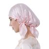 Silk Sleep Caps for Women,Mulberry Silk Night Cap Head Cover Bonnet for Hair Beauty,Chemo view 4