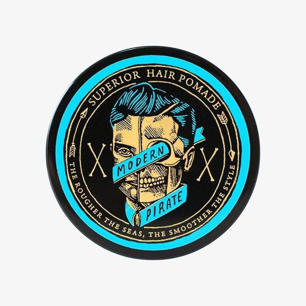 Modern Pirate Superior Hold Pomade High Control Styling Paste with Pomegranate Seed Extract & Vitamin E, 3.4 Oz