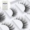 ICYCHEER Makeup Cosmetics 5 Pairs/Box Real Mink 3D False Eyelashes 100% Siberian Mink Fur Natuarl Long Thick Fake Eyelashes Handmade view 1