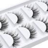 ICYCHEER Makeup Cosmetics 5 Pairs/Box Real Mink 3D False Eyelashes 100% Siberian Mink Fur Natuarl Long Thick Fake Eyelashes Handmade view 2