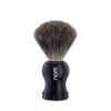 MHLE NOM Gustav Shaving Brush | Pure Badger Shave Brush for Shaving Soaps and Creams | Exfoliating Shaving Brush | Black Handle view 1