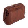 Chesterfield Brand Toiletry bag for travel necessaire | Travel shave bag Vince made of leather | Brown genuine leather bag for travel necessaire view 1