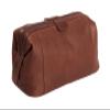 Chesterfield Brand Toiletry bag for travel necessaire | Travel shave bag Vince made of leather | Brown genuine leather bag for travel necessaire view 2
