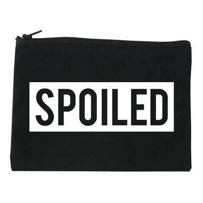 Spoiled Box Cosmetic Makeup Bag Black Large