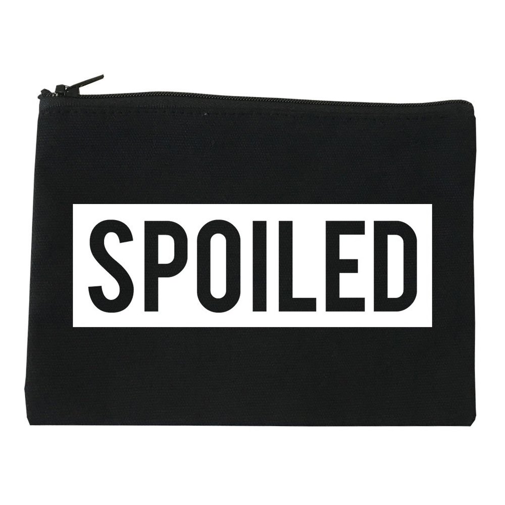 Spoiled Box Cosmetic Makeup Bag Black Large