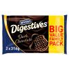 McVitie's Dark Chocolate Digestive Biscuits Twin Pack 2 x 316 g view 1