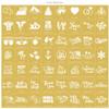 Set of 24 Metallic Foil Sunscreen with Carabiner (SPF 30) Bridal Shower Favors- Wedding Favors view 3