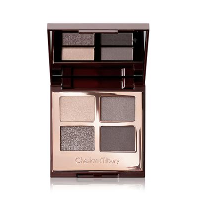 Charlotte Tilbury Luxury Palette Eyeshadow - Shimmer, Metallic & Satin Matte Eyeshadow Quad with a Rich Powder Formula - Includes 4 Complementary Shades - The Rock Chick