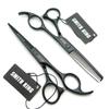5.5 Inches Hair Scissors with Thinning Comb Hair Cutting Shears Thinning Shears set for Professional and Personal (Black) view 3