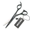 5.5 Inches Hair Scissors with Thinning Comb Hair Cutting Shears Thinning Shears set for Professional and Personal (Black) view 4