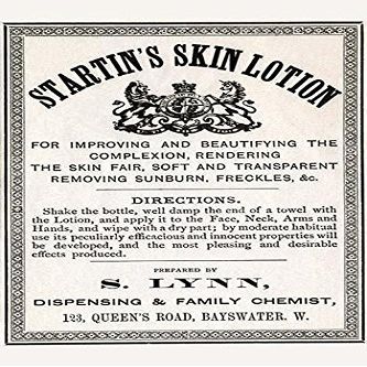 An English Victorian dermatological lotion to improve the skin or so it is claimed Poster Print by unknown (24 x 36)