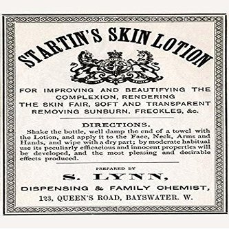 An English Victorian dermatological lotion to improve the skin or so it is claimed Poster Print by unknown (24 x 36)