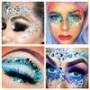 Blue Face & Body Glitter - Cosmetic Grade Chunky Glitter - Color Shift - Uses Include: Festivals, Raves, Face, Body, Nails, Resin, Arts, Crafts, Resin, Tumblers, Bath Bombs - Solvent Resistant view 3