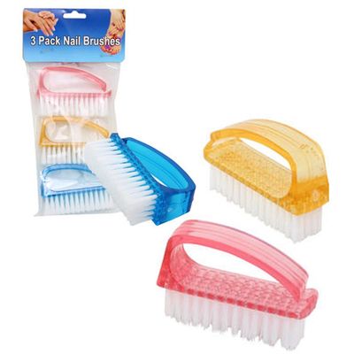 2 Pc Nail Brush Set Hand Cleaning Manicure Pedicure Fingernail Scrub Tool Bath
