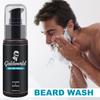 Beard Kit,Beard Grooming Kit w/Beard Wash/Shampoo,2 Packs Beard Oil,Beard Balm,Beard Wash,Brush,Comb,Scissor,Storage Bag,E-Book,Beard Care&Trimming Kit view 2