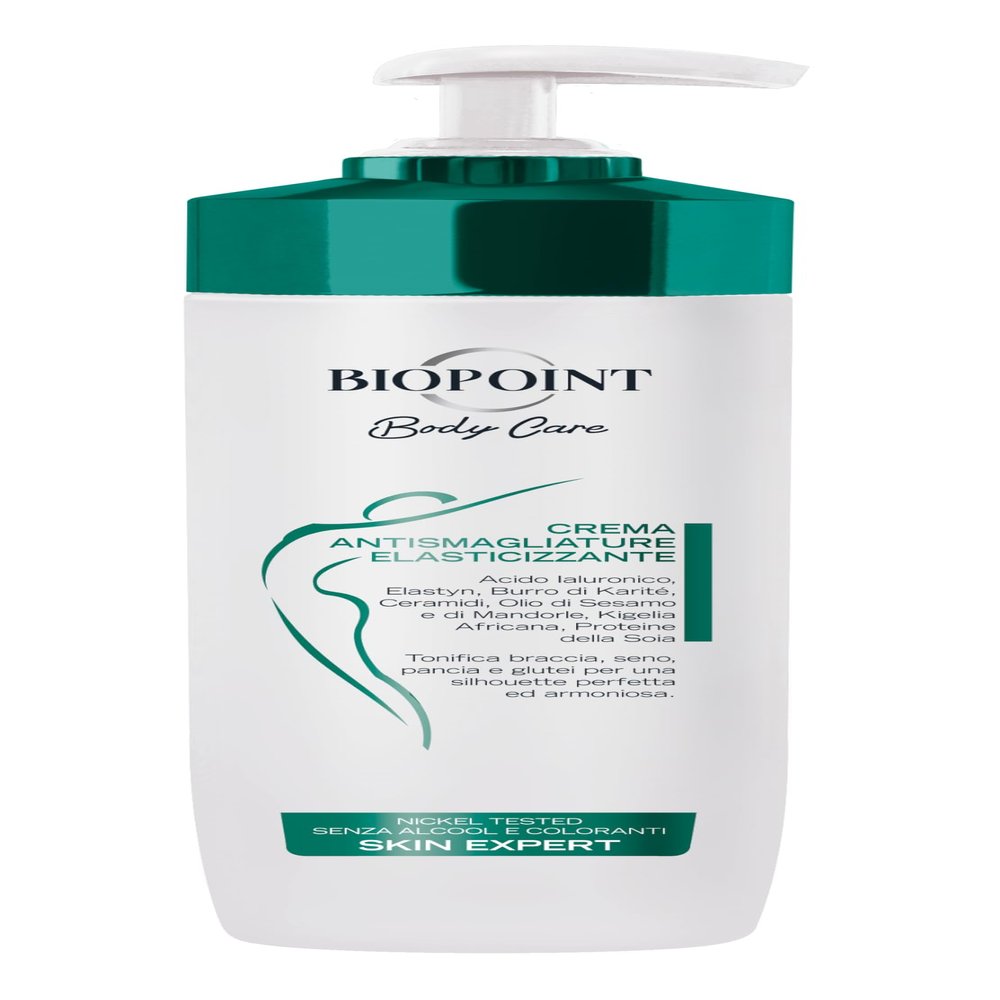 BIOPOINT Crema Corpo Anti Smagliature Elasticizzante Migliora il Tono Cutaneo e l'Elasticit della Pelle, 6.7 Fl Oz, Made in Italy [italian import]